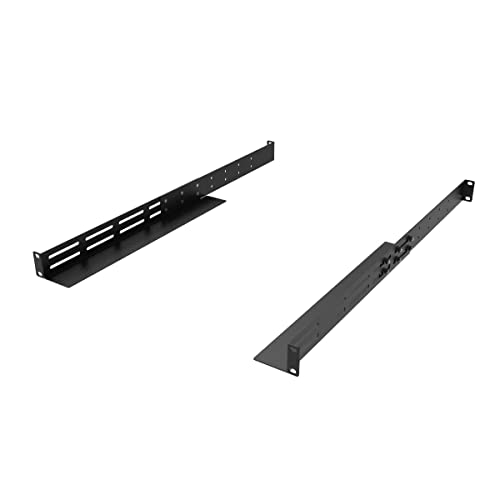 QiaoYoubang 1U Universal Rack Mount 4 Post Shelf Rail 16-29 Zoll Deep for APC HP IBM DELL and Compaq von QiaoYoubang