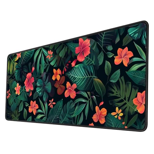 Mauspad 1200x400x3mm XXL Mousepad Grüne Pflanzen Mauspad Gaming Zubehör mit Genähte Kanten and Rutschfeste Gummibasis, Mouse Pad Verbessert Präzision und Geschwindigkeit, PC Deko, Geschenke für Männer Mauspad 1200x400x3mm XXL Mousepad Grüne Pflanzen Mauspad Gaming Zubehör mit Genähte Kanten and Rutschfeste Gummibasis, Mouse Pad Verbessert Präzision und Geschwindigkeit, PC Deko, Geschenke für Männer von Qiaoqoo