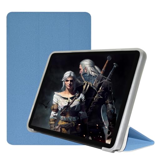 Qiawum Funda Schutzhülle für Teclast P85T 20,3 cm (8 Zoll) Tablet-PC, PU-Leder, mit weicher TPU-Rückseite, Blau von Qiawum