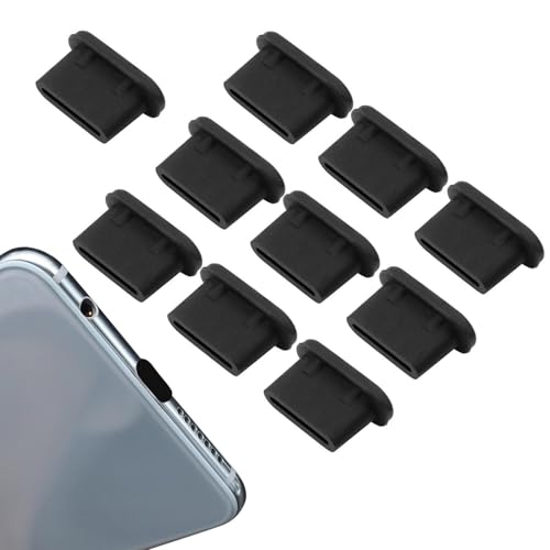 10pcs USB C Staubschutz Stöpsel, USB C Stöpsel Staubschutz Silikonhülle, Typ C Staubschutzkappe Verschluss Staubschutzstecker, Silikon USB C Schutz Stöpsel Für Meiste Typ-C Handy Tablet Zubehör 10pcs USB C Staubschutz Stöpsel, USB C Stöpsel Staubschutz Silikonhülle, Typ C Staubschutzkappe Verschluss Staubschutzstecker, Silikon USB C Schutz Stöpsel Für Meiste Typ-C Handy Tablet Zubehör von Qidures