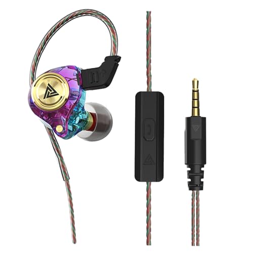 Qiebenav Ausgestattet mit Geräuschunterdrückungstechnologie, High-End-Kopfhörer mit dynamischer Sound-Einheit. Hier ist ein Produkttitel für die Auflistung von kabelgebundenen In-Ear-Kopfhörern von Qiebenav