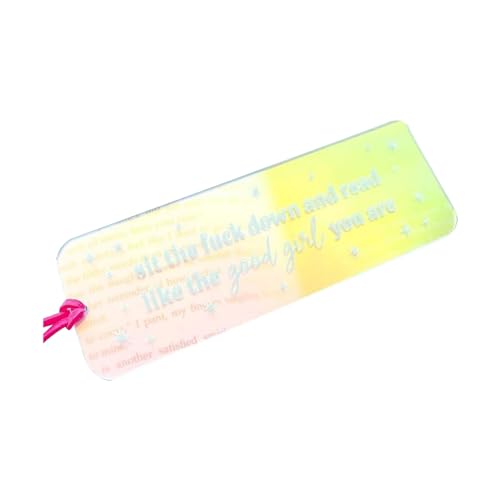 Qiebenav Farbwechsel-Lesezeichen, buntes Regenbogen-Lesezeichen, ultradünnes Design, inspirierende Zitate, Lesezubehör für Buchliebhaber, Mädchen Qiebenav Farbwechsel-Lesezeichen, buntes Regenbogen-Lesezeichen, ultradünnes Design, inspirierende Zitate, Lesezubehör für Buchliebhaber, Mädchen von Qiebenav
