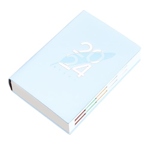 Qiebenav Monatliches Layout-Organizer, elastischer Verschluss, Tagebuch, Agenda, Notizbuch, verdickte, starke Bindung, klarer Liniendruck, glattes Schreiben, 400 Seiten, Markierungsband, Himmelblau Qiebenav Monatliches Layout-Organizer, elastischer Verschluss, Tagebuch, Agenda, Notizbuch, verdickte, starke Bindung, klarer Liniendruck, glattes Schreiben, 400 Seiten, Markierungsband, Himmelblau von Qiebenav