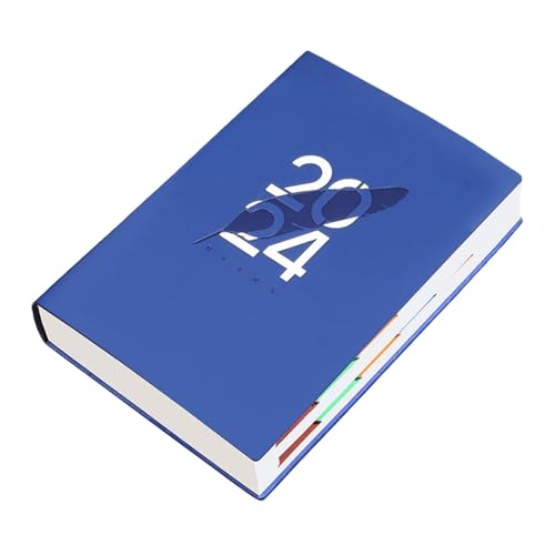 Qiebenav Monatliches Layout-Organizer, elastischer Verschluss, Tagebuch, Agenda, Notizbuch, verdickte, starke Bindung, klarer Liniendruck, glattes Schreiben, 400 Seiten, Markierungsband, Königsblau Qiebenav Monatliches Layout-Organizer, elastischer Verschluss, Tagebuch, Agenda, Notizbuch, verdickte, starke Bindung, klarer Liniendruck, glattes Schreiben, 400 Seiten, Markierungsband, Königsblau von Qiebenav