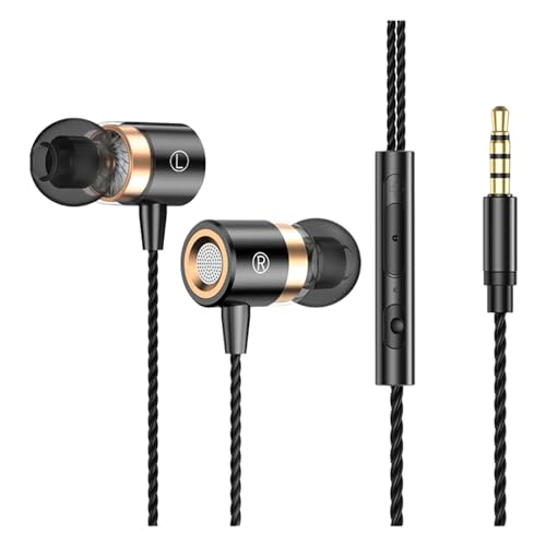 Qiebenav Sport-Kopfhörer, langlebig, Sure Here's A Product Title for Listing In-Ear Wired with Mic Games Rich Sound Effects Ergonomic Design Noise-Isolating Black Qiebenav Sport-Kopfhörer, langlebig, Sure Here's A Product Title for Listing In-Ear Wired with Mic Games Rich Sound Effects Ergonomic Design Noise-Isolating Black von Qiebenav
