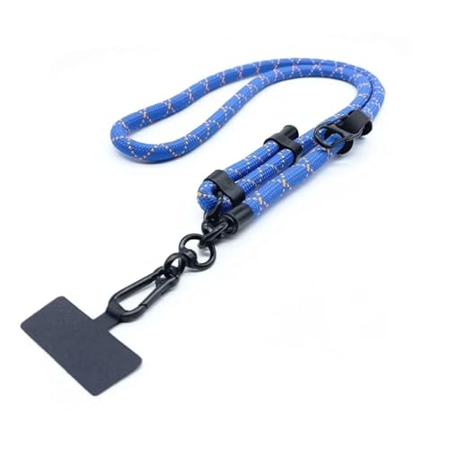 Qiebenav Strapazierfähige Handyriemen, verstellbar, 10 mm, Handy-Patch, Haltegurt, Nylon, Outdoor-Hals, Handyzubehör, Hellblau Qiebenav Strapazierfähige Handyriemen, verstellbar, 10 mm, Handy-Patch, Haltegurt, Nylon, Outdoor-Hals, Handyzubehör, Hellblau von Qiebenav