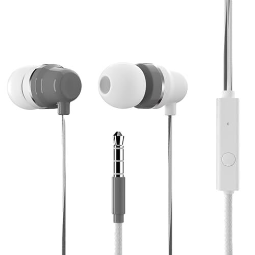 Qiebenav Surround Bass Sound Kopfhörer Telefonzubehör Kabelgebundene Kopfhörer Wasserdicht Stereo Dynamischer Treiber Deep Distortion-free Sport mit Weiß Qiebenav Surround Bass Sound Kopfhörer Telefonzubehör Kabelgebundene Kopfhörer Wasserdicht Stereo Dynamischer Treiber Deep Distortion-free Sport mit Weiß von Qiebenav