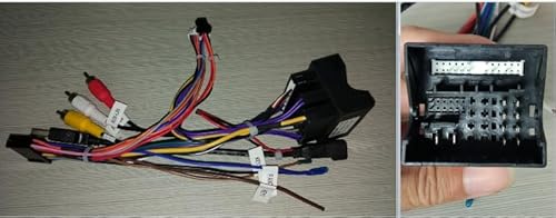 QIIKEN Autoradio Stromkabel 40 Pin Auto Radio Kabelbaum MQB Adapter für VW von Qiiken
