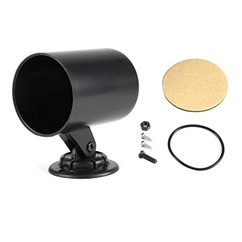 Zusatzinstrumente Halterung, Instrumentenhalter 52mm, Auto Gauge Halterung Dashboard Halter Spurhalter Schwarz 2inch 52mm Universal Fahrzeug LKW Single Mount Hot Armaturenbrett Messuhrhalter von Qiilu