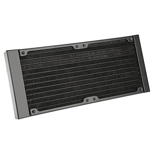 Qiilu 12 Röhren Computer Wärmetauscher G1 4 Gewinde Wasserabscheider Wasserkühler Rohr für PC 120mm 120mm Radiator PC Radiator Breite Kompatibilität Der Wasserkühler (240mm) von Qiilu