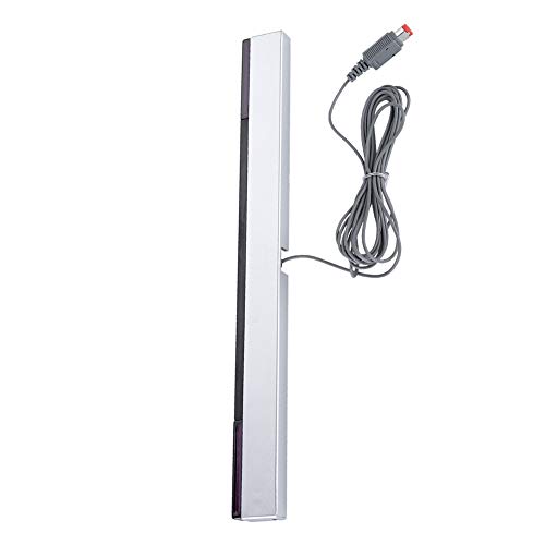Qiilu Infrarot-IR-Signalstrahl-Sensorleiste, Kabelgebundener Empfängerständer für Nintendo Wii-Konsole, Wii-Sensor, Originalzubehör Signal bar wii von Qiilu