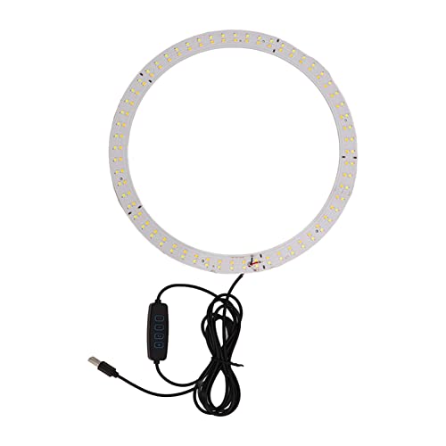 LED-Ring-Lichtdocht 3200-6500K Circle LED-Lichtdocht 25 cm 10 Helligkeit 3 Farbtemperatur mit USB-Stromanschluss LED-Ring-Lichtdocht 3200-6500K Circle LED-Lichtdocht 25 cm 10 Helligkeit 3 Farbtemperatur mit USB-Stromanschluss von Qiilu