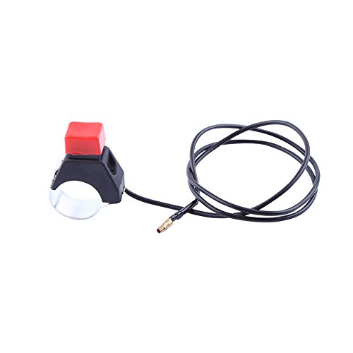 Qiilu Lenker-Steuerschalter Momentschalter für 22-mm-Standard-Mini-Motorradlenker Mini-Quad-Bikes, Cross-Bikes und Rennräder von Qiilu