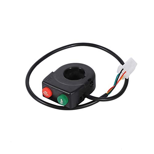 Qiilu Lenker Taster Hupe Licht, 12V Horn Kopf Licht Schwarz On Off Taste Lenkerschalter Passend für die meisten Lenker-Motorräder und E-Bikes mit einem Durchmesser von 7/8 "usw Qiilu Lenker Taster Hupe Licht, 12V Horn Kopf Licht Schwarz On Off Taste Lenkerschalter Passend für die meisten Lenker-Motorräder und E-Bikes mit einem Durchmesser von 7/8 "usw von Qiilu