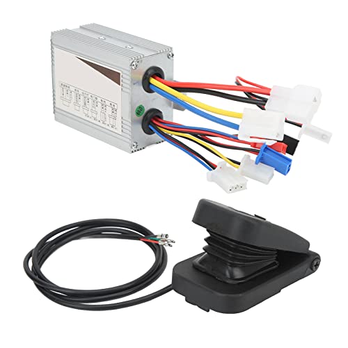 Qiilu Pinsel Speed Motor Controller Kit für Elektrofahrrad Scooter DC24V 500W Brushed Speed Controller mit Gaspedal Set Qiilu Pinsel Speed Motor Controller Kit für Elektrofahrrad Scooter DC24V 500W Brushed Speed Controller mit Gaspedal Set von Qiilu