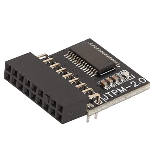 Qiilu TPM 2.0 Remote-Karte 18Pin TPM2.0-Modul Reservierter Speicher TPM-Modul für für Win 11 Motherboards 18Pin-Modul, Reservierter Speicher, TPM-Modul für für Win TPM2.0 Secure Gar von Qiilu