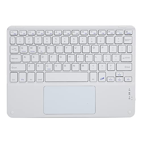 Qiilu Tastatur, 10 Zoll, Quadratische Tastatur, Multi-Funktions-Tastatur, Externe Tastatur, für Smartphones, Tablets, Laptops, Cuter-Zoll-Tastatur, Multi-Funktions-Tastatur (White) von Qiilu