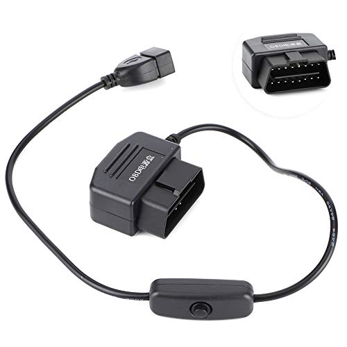 Qiilu USB-Ladekabel, 18,7-Zoll-2-USB-Stromkabel 16-poliges Anschlussladegerät für Auto-GPS-DVR-Kamera von Qiilu