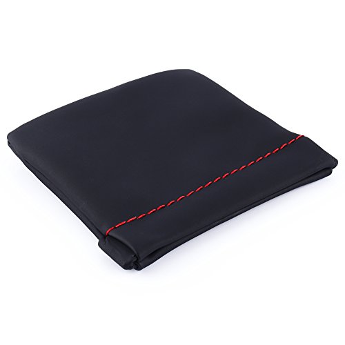 Schwarzes PU-Leder-Ersatz-Tragetasche Tasche für Kopfhörer Kopfhörer Schnapptasche für Ohrhörer Kopfhörertasche Ohrhörertasche mit Clip Schwarzes PU-Leder-Ersatz-Tragetasche Tasche für Kopfhörer Kopfhörer Schnapptasche für Ohrhörer Kopfhörertasche Ohrhörertasche mit Clip von Qiilu