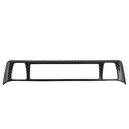 Sitzheizung Schalter Dekorleiste, Qiilu Carbon Sitze Heizung Schalter Control Decor Aufkleber Cover Trim für 2019 von Qiilu