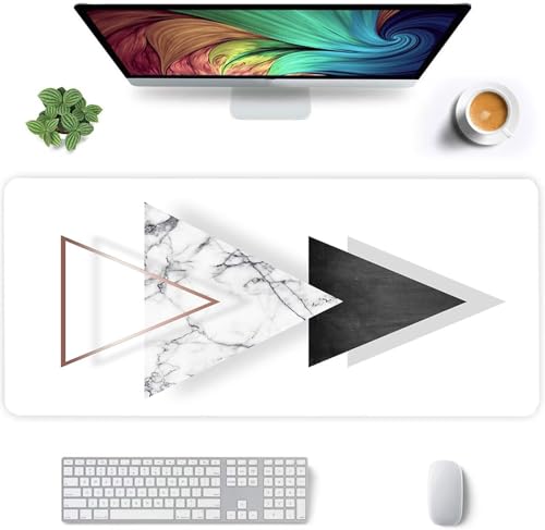 Gaming Mauspad 600x300x2mm - XXL Mousepad - rutschfeste Gummiunterseite - Tastatur Tischunterlage Large Size - Verbessert Präzision und Geschwindigkeit - Weiße Murmeln Gaming Mauspad 600x300x2mm - XXL Mousepad - rutschfeste Gummiunterseite - Tastatur Tischunterlage Large Size - Verbessert Präzision und Geschwindigkeit - Weiße Murmeln von Qijinn