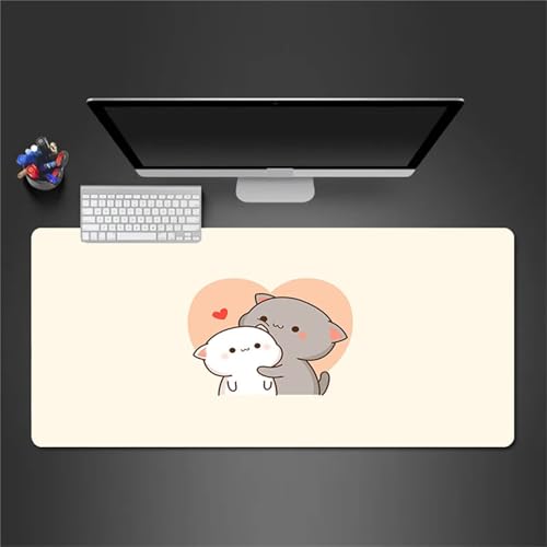 Gaming Mauspad 600x300x3mm - XXL Mousepad - rutschfeste Gummiunterseite - Tastatur Tischunterlage Large Size - Verbessert Präzision und Geschwindigkeit - Süße Tiere Gaming Mauspad 600x300x3mm - XXL Mousepad - rutschfeste Gummiunterseite - Tastatur Tischunterlage Large Size - Verbessert Präzision und Geschwindigkeit - Süße Tiere von Qijinn