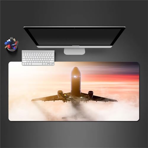 Gaming Mauspad 700x300x2mm - XXL Mousepad - rutschfeste Gummiunterseite - Tastatur Tischunterlage Large Size - Verbessert Präzision und Geschwindigkeit - Flugzeug Gaming Mauspad 700x300x2mm - XXL Mousepad - rutschfeste Gummiunterseite - Tastatur Tischunterlage Large Size - Verbessert Präzision und Geschwindigkeit - Flugzeug von Qijinn