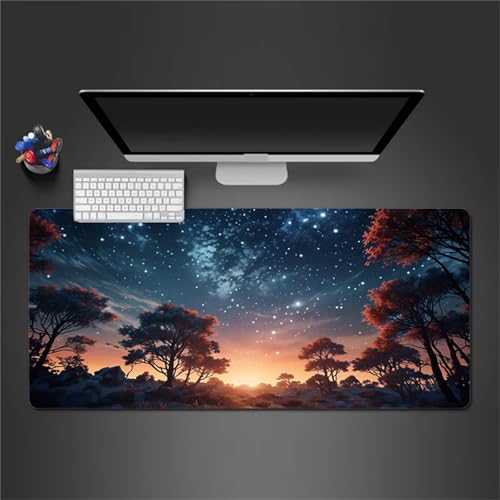 Gaming Mauspad 700x300x2mm - XXL Mousepad - rutschfeste Gummiunterseite - Tastatur Tischunterlage Large Size - Verbessert Präzision und Geschwindigkeit - Waldsonnenuntergänge Gaming Mauspad 700x300x2mm - XXL Mousepad - rutschfeste Gummiunterseite - Tastatur Tischunterlage Large Size - Verbessert Präzision und Geschwindigkeit - Waldsonnenuntergänge von Qijinn