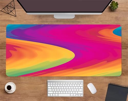 Gaming Mauspad 700x400x3mm - XXL Mousepad - rutschfeste Gummiunterseite - Tastatur Tischunterlage Large Size - Verbessert Präzision und Geschwindigkeit - Gelb Lila Gaming Mauspad 700x400x3mm - XXL Mousepad - rutschfeste Gummiunterseite - Tastatur Tischunterlage Large Size - Verbessert Präzision und Geschwindigkeit - Gelb Lila von Qijinn