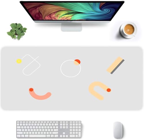 Gaming Mauspad 800x300x2mm - XXL Mousepad - rutschfeste Gummiunterseite - Tastatur Tischunterlage Large Size - Verbessert Präzision und Geschwindigkeit - Abstrakte Symbole Gaming Mauspad 800x300x2mm - XXL Mousepad - rutschfeste Gummiunterseite - Tastatur Tischunterlage Large Size - Verbessert Präzision und Geschwindigkeit - Abstrakte Symbole von Qijinn