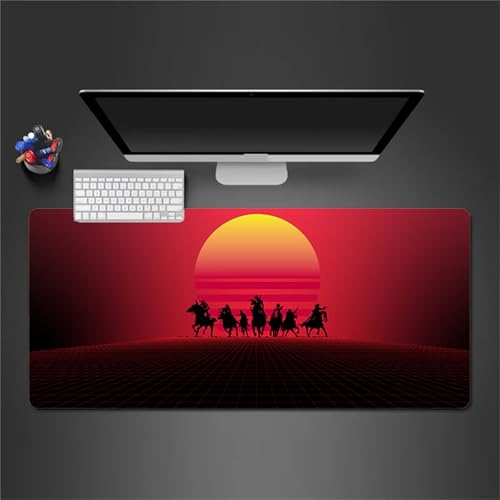 Gaming Mauspad 800x400x3mm - XXL Mousepad - rutschfeste Gummiunterseite - Tastatur Tischunterlage Large Size - Verbessert Präzision und Geschwindigkeit - Rot Schwarz Gaming Mauspad 800x400x3mm - XXL Mousepad - rutschfeste Gummiunterseite - Tastatur Tischunterlage Large Size - Verbessert Präzision und Geschwindigkeit - Rot Schwarz von Qijinn