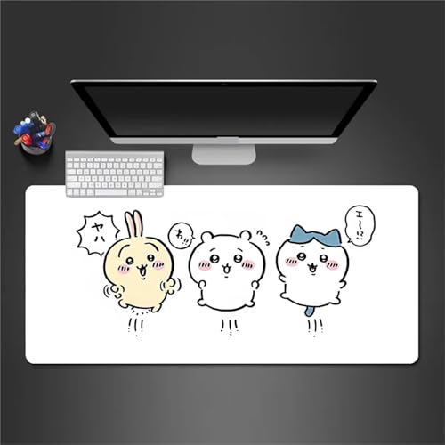 Mauspad XXL Gaming Niedlicher Cartoon,900x400mm Große Mouse Pad,3mm Dicke,Glatte Oberfläche,Mousepad mit vernähten Rändern,Anti-Rutsch Mauspad für PC, Heimbüro, Laptop Mauspad XXL Gaming Niedlicher Cartoon,900x400mm Große Mouse Pad,3mm Dicke,Glatte Oberfläche,Mousepad mit vernähten Rändern,Anti-Rutsch Mauspad für PC, Heimbüro, Laptop von Qijinn
