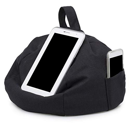 Qikam Tablet Ständer Kissen Kissenständer Buchkissen Soft Tablet Computer Kissenhalter Tragbarer Tablet Ständer Multi-Angle Pillow Lap Stand mit Seitentasche für Tablets Phones Books von Qikam