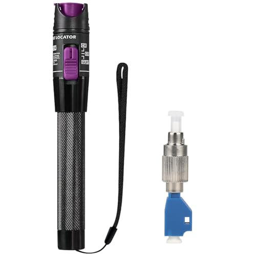 Qilnyeh Faser-Visueller Fehlerortungsstift 30MW, VFL 30KM Faser-Optikkabel-Prüfgerät mit 2,5mm LC-FC-Glasfaseradapter, Glasfaserkabeltester für LC/FC/SC/ST-Schnittstelle, Qilnyeh Faser-Visueller Fehlerortungsstift 30MW, VFL 30KM Faser-Optikkabel-Prüfgerät mit 2,5mm LC-FC-Glasfaseradapter, Glasfaserkabeltester für LC/FC/SC/ST-Schnittstelle, von Qilnyeh