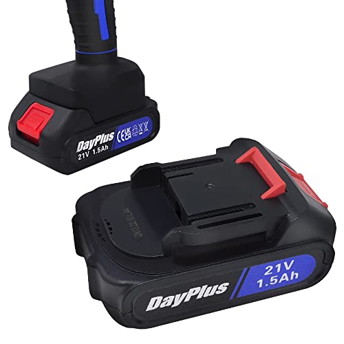 Qimu 21V 1,5Ah Lithium-Batterie-Ersatz für 21V schnurlose Mini-Kettensäge,6 Zoll und 4 Zoll Elektrokettensäge, Kettensägenbatterie Qimu 21V 1,5Ah Lithium-Batterie-Ersatz für 21V schnurlose Mini-Kettensäge,6 Zoll und 4 Zoll Elektrokettensäge, Kettensägenbatterie von Qimu