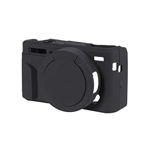 Sevenyou Kamerataschenkäfig, leichte weiche Silikonschutzhülle für G7XII/G7X Mark II Durable Black von CHICIRIS