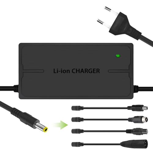 Qintrumiot 54.6V 3A Ladegerät für E-Bike & Scooter, 13S 48V Lithium Ladegerät Batterie, Hoverboard & Scooter Ladekabel von Qintrumiot