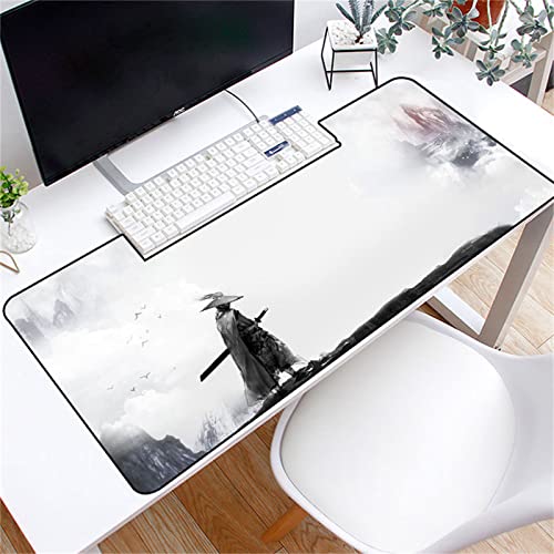 Gaming Mousepad Japanische Anime-Samurai 900x400x3mm Mouse Pad Computertastatur Maus Pad mit Wasserdichter,Rutschfester Gummibasis für Spiele,Computer,PC Gaming Mousepad Japanische Anime-Samurai 900x400x3mm Mouse Pad Computertastatur Maus Pad mit Wasserdichter,Rutschfester Gummibasis für Spiele,Computer,PC von Qinzhao