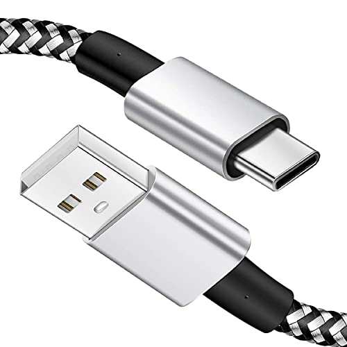 USB C Kabel 6.6 Ft USB auf USB C 3a Schnellladekabel Kompatibel mit Samsung Galaxy S10 S9 S8 Plus, Note 9 8, A11 A20 A51, LG G6 G7 v30 v35, Motorrad z2 z3 von Qinzhijia