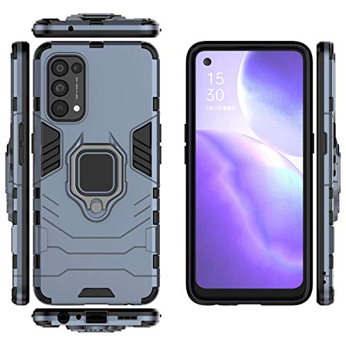 QiongNi Schutzhülle für Oppo Reno 5 5G, magnetische Autohalterung, für Oppo Find X3 Lite CPH2145 / Reno 5 5G PEGT00 PEGM00 / Reno 5K PEGM10 PEGT10 Hülle blau QiongNi Schutzhülle für Oppo Reno 5 5G, magnetische Autohalterung, für Oppo Find X3 Lite CPH2145 / Reno 5 5G PEGT00 PEGM00 / Reno 5K PEGM10 PEGT10 Hülle blau von QiongNi