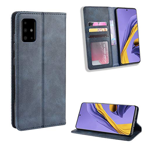 Hülle für Samsung Galaxy A51 4G Hülle Leder ,Hülle für Samsung SM-A515F/DSM Galaxy A51 2019 / SM-A515F/DST SM-A515F/DSN SM-A515F/DS SM-A515F/N SM-A515U SM-A515X Hülle Schutzhülle Case Cover Blue Hülle für Samsung Galaxy A51 4G Hülle Leder ,Hülle für Samsung SM-A515F/DSM Galaxy A51 2019 / SM-A515F/DST SM-A515F/DSN SM-A515F/DS SM-A515F/N SM-A515U SM-A515X Hülle Schutzhülle Case Cover Blue von QiongniAN