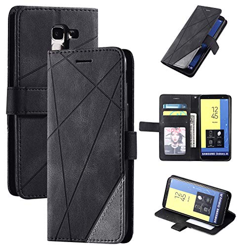 QiongniAN kompatibel mit Samsung Galaxy On6 2018 Hülle Leder,kompatibel mit Samsung SM-J600F/DS Galaxy J6 2018 / SM-J600G/DS SM-J600FN SM-J600FZ SM-J600L/N Hülle Klapphülle Handytasche Case Black QiongniAN kompatibel mit Samsung Galaxy On6 2018 Hülle Leder,kompatibel mit Samsung SM-J600F/DS Galaxy J6 2018 / SM-J600G/DS SM-J600FN SM-J600FZ SM-J600L/N Hülle Klapphülle Handytasche Case Black von QiongniAN