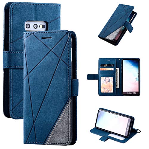 Hülle für Samsung Galaxy S10E Hülle Leder ,Hülle für Samsung SM-G9708/DS Galaxy S10E / SM-G970F/DS SM-G9700/DS SM-G970U1 SM-G970N SM-G970W SM-G970F SM-G970U Hülle Klapphülle Handytasche Case Blue Hülle für Samsung Galaxy S10E Hülle Leder ,Hülle für Samsung SM-G9708/DS Galaxy S10E / SM-G970F/DS SM-G9700/DS SM-G970U1 SM-G970N SM-G970W SM-G970F SM-G970U Hülle Klapphülle Handytasche Case Blue von QiongniAN