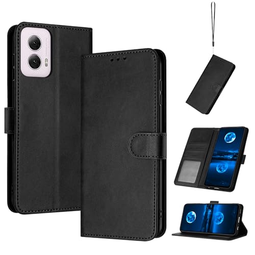 QiongniAN Handytasche kompatibel mit Motorola Moto G34 5G Hülle Leder,kompatibel mit Motorola Moto G34 5G XT2363-2 Hülle PU Flip-Telefonhülle Black QiongniAN Handytasche kompatibel mit Motorola Moto G34 5G Hülle Leder,kompatibel mit Motorola Moto G34 5G XT2363-2 Hülle PU Flip-Telefonhülle Black von QiongniAN