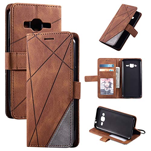 QiongniAN Hülle für Galaxy J7 2016 Hülle Leder,Hülle für Samsung SM-J710FZ J710FN/DD Galaxy On8 / SM-J710F/DS Galaxy J7 2016 / SM-J710MN/DS SM-J710GN/DS Hülle Klapphülle Handytasche Case Brown QiongniAN Hülle für Galaxy J7 2016 Hülle Leder,Hülle für Samsung SM-J710FZ J710FN/DD Galaxy On8 / SM-J710F/DS Galaxy J7 2016 / SM-J710MN/DS SM-J710GN/DS Hülle Klapphülle Handytasche Case Brown von QiongniAN