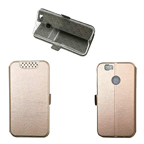 QiongniAN Hülle für Huawei Nova Hülle Leder,Hülle für Huawei Nova CAN-L01 CAN-L02 CAN-L03 CAN-L11 CAN-L12 CAN-L13 Hülle Klapphülle Handytasche Case Pink Gold von QiongniAN