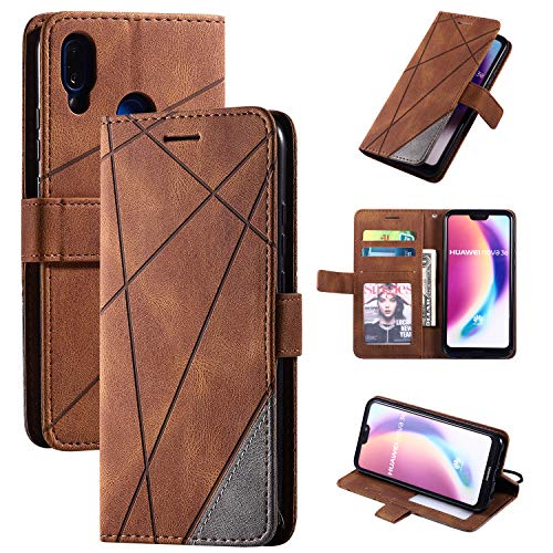 QiongniAN kompatibel mit Huawei P20 Lite Hülle Leder,kompatibel mit Huawei P20 Lite ANE-L01 ANE-LX3 ANE-L23 ANE-LX1 ANE-LX2 / Nova 3e ANE-L21 ANE-LX2J ANE-AL00 Hülle Klapphülle Handytasche Case Brown QiongniAN kompatibel mit Huawei P20 Lite Hülle Leder,kompatibel mit Huawei P20 Lite ANE-L01 ANE-LX3 ANE-L23 ANE-LX1 ANE-LX2 / Nova 3e ANE-L21 ANE-LX2J ANE-AL00 Hülle Klapphülle Handytasche Case Brown von QiongniAN