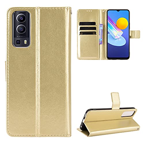 QiongniAN Hülle für Vivo Y72 5G Hülle Leder,Hülle für Vivo iQOO Z3 5G Hülle Leder,Hülle für Vivo Y72 5G V2041 / iQOO Z3 5G V2073A Hülle Schutzhülle Case Cover Gold QiongniAN Hülle für Vivo Y72 5G Hülle Leder,Hülle für Vivo iQOO Z3 5G Hülle Leder,Hülle für Vivo Y72 5G V2041 / iQOO Z3 5G V2073A Hülle Schutzhülle Case Cover Gold von QiongniAN