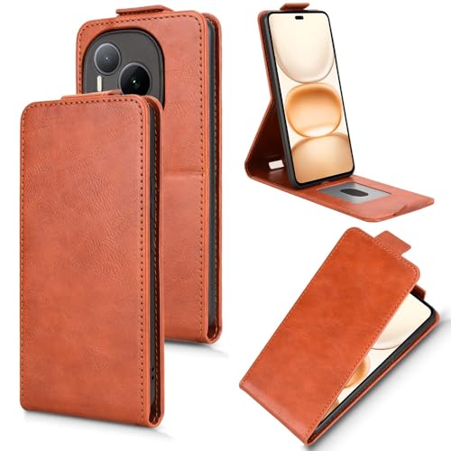 QiongniAN kompatibel mit Honor Power Schutzhülle,kompatibel mit Honor Power 5G DVD-AN00 DVD-AN80 PU Leder Hülle Handytasche Cover Handyhülle Brown von QiongniAN