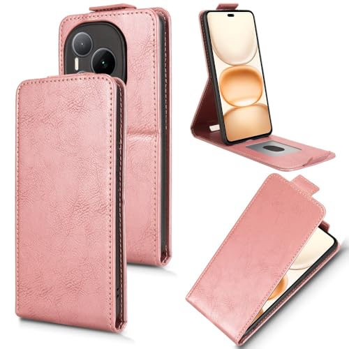 QiongniAN kompatibel mit Honor Power Schutzhülle,kompatibel mit Honor Power 5G DVD-AN00 DVD-AN80 PU Leder Hülle Handytasche Cover Handyhülle Pink von QiongniAN